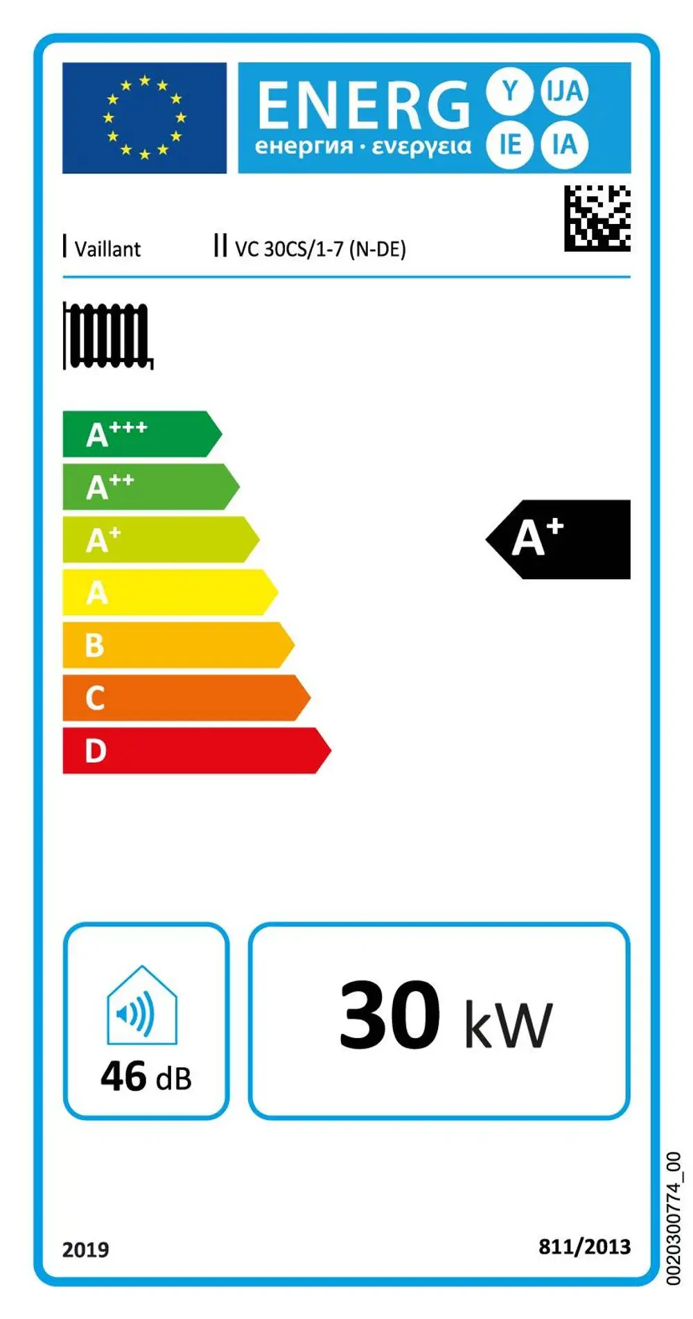 Vaillant-VC-30-CS-1-7-E-LL-P-ecoTEC-exclusive-0010022052_0010022052 Energieeffizienzklasse A